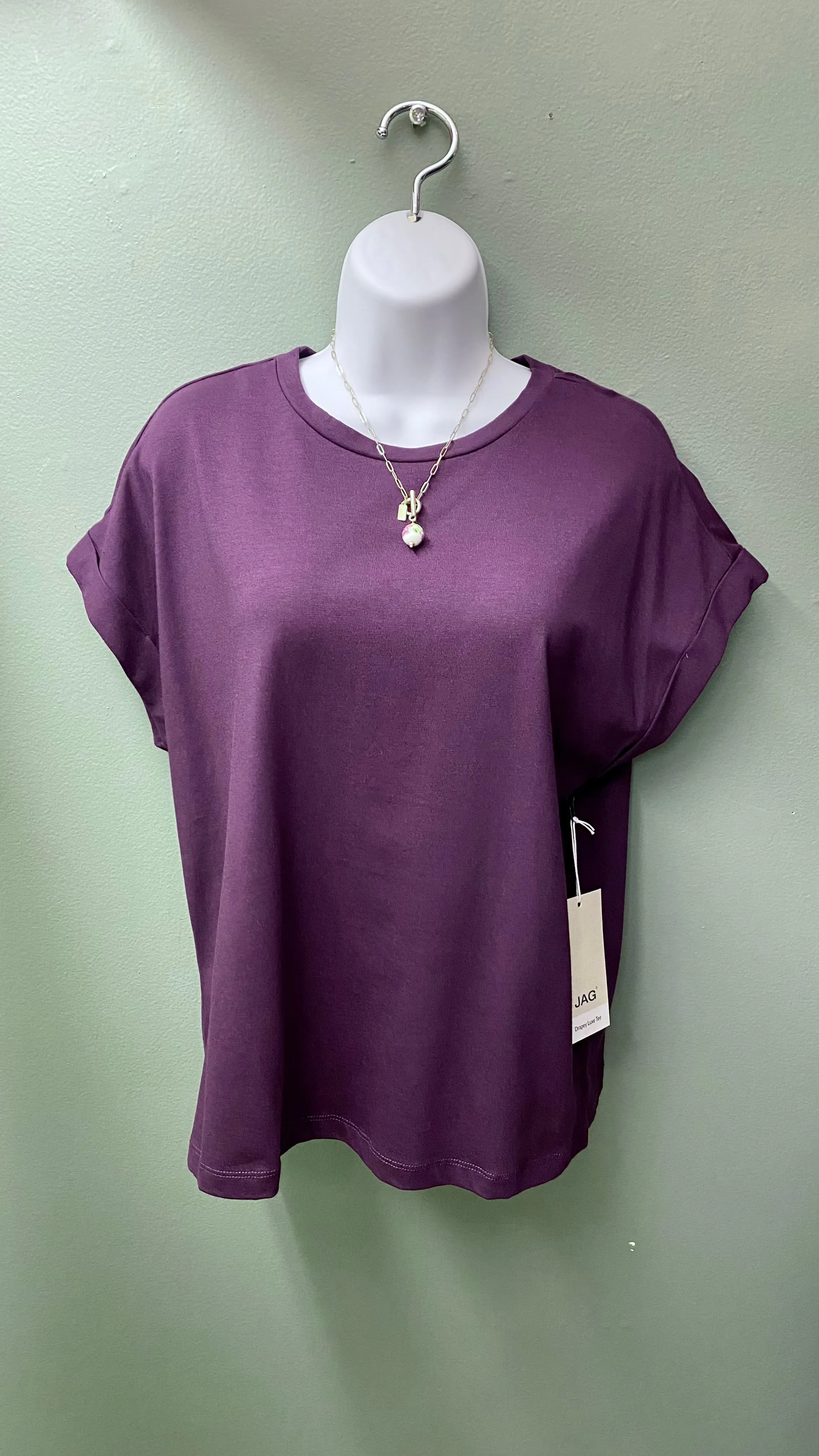 * Jag Drapey Top - Teal or Eggplant