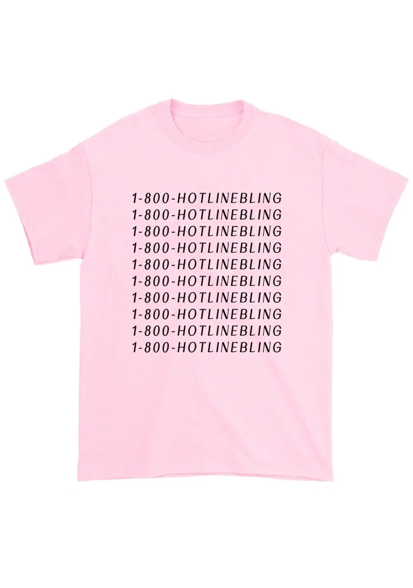 1-800-Hot Line Bling Chunky Shirt