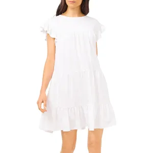 1.State Womens Tiered Ruffled Shift Dress