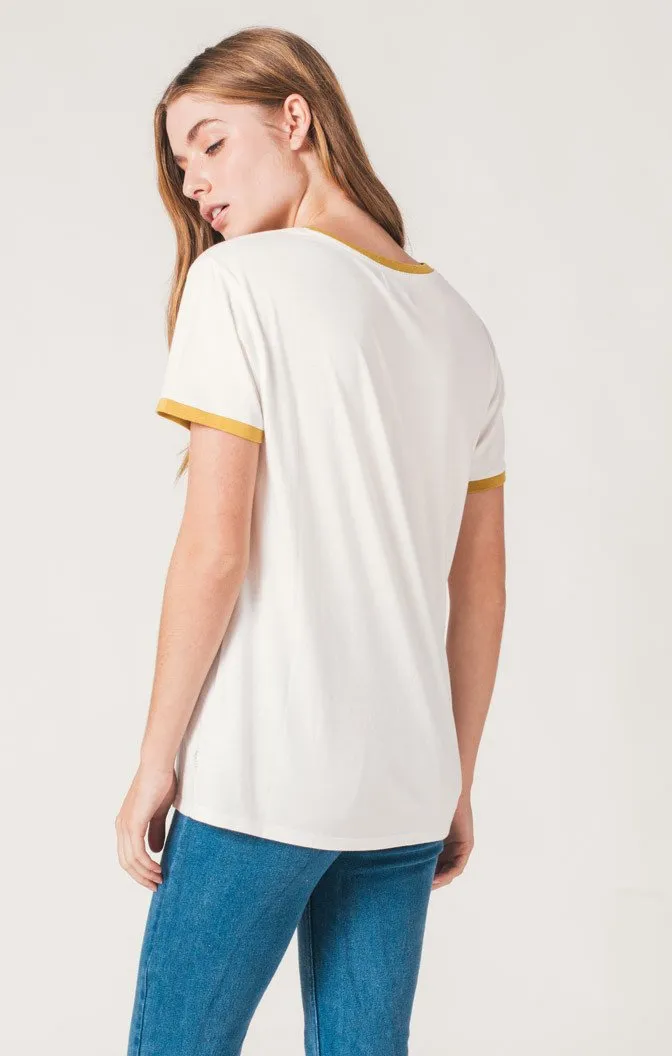 Afends Womens DISCO&apos;S DEAD - 70&apos;s tee