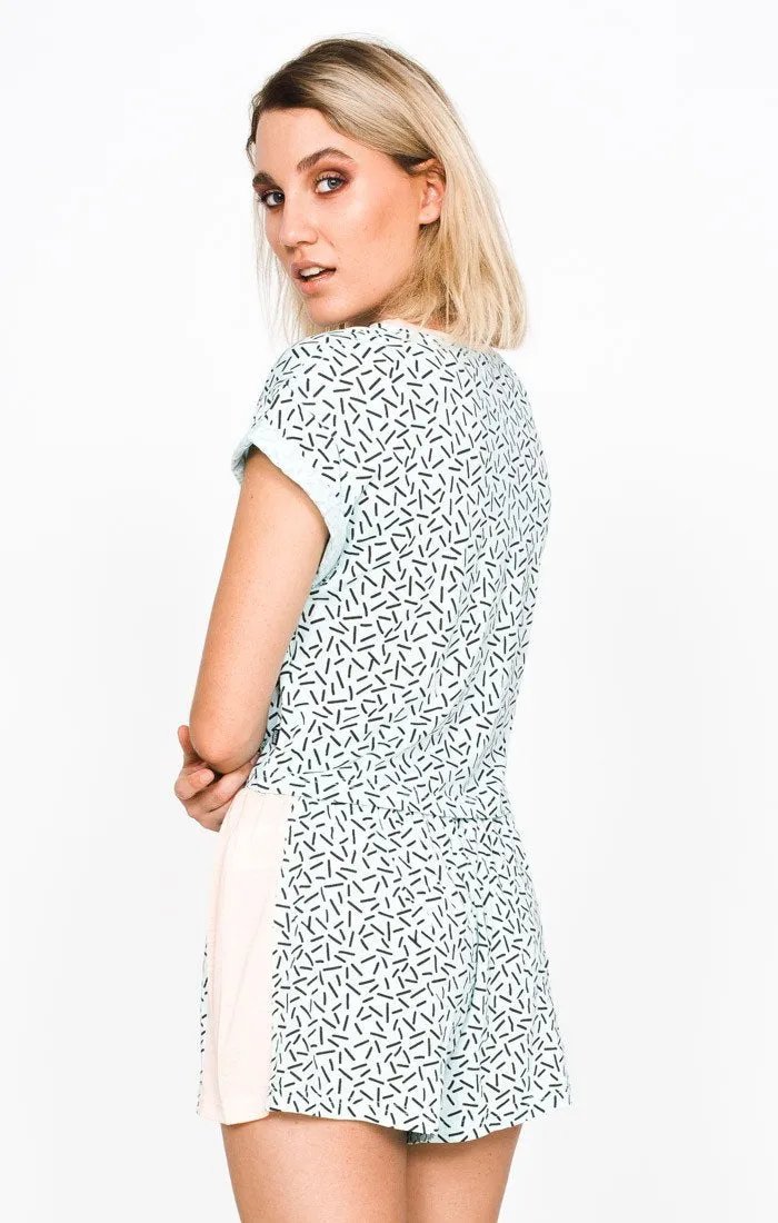 Afends Womens MALIBU - box tee