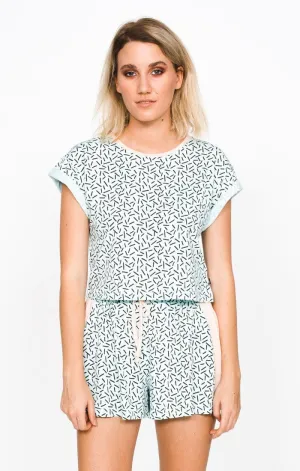Afends Womens MALIBU - box tee
