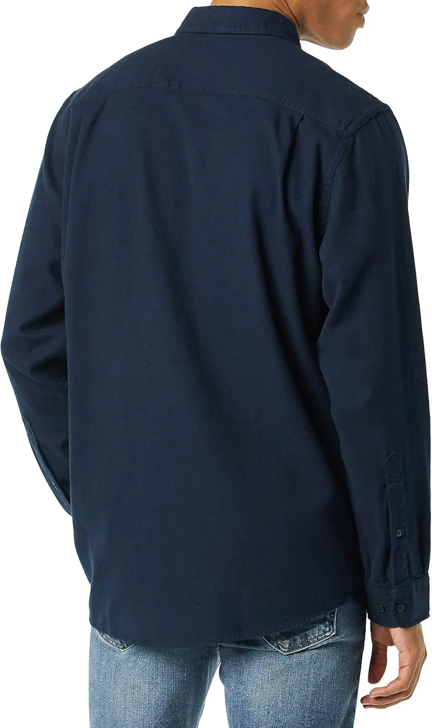 Amazon Essentials Men's Long-Sleeve Flannel Shirt, Regular-Fit, Two Pockets