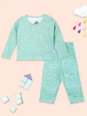 Baby and Kids Pajama Nightsuit Set - On Cloud Mine