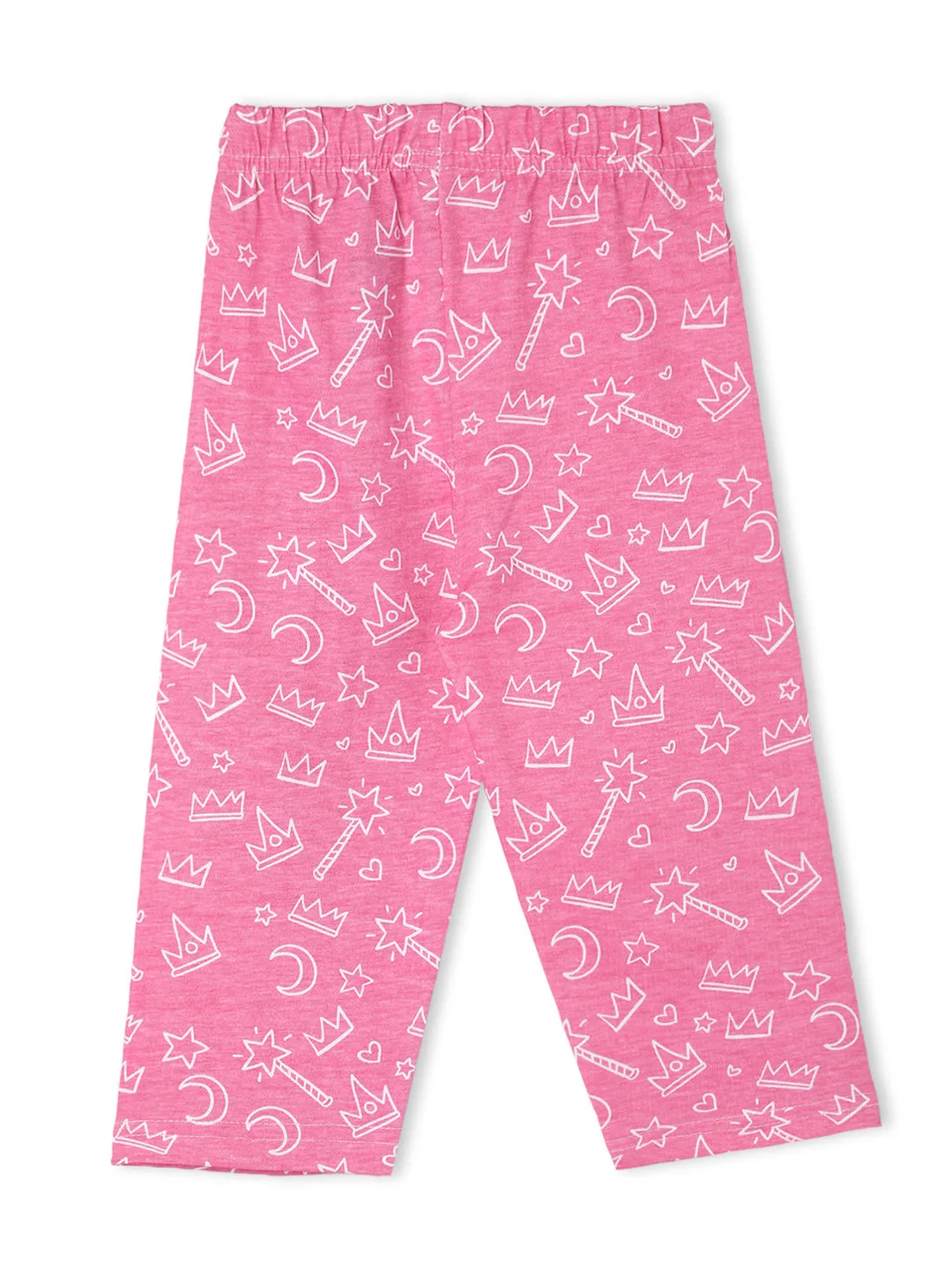 Baby and Kids Pajama Nightsuit Set- Pink-A-Boo