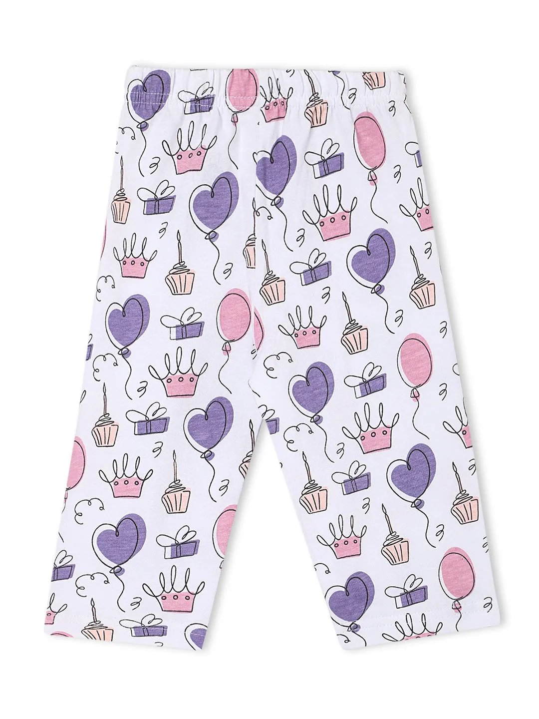Baby and Kids Pajama Nightsuit Set- Princess Party
