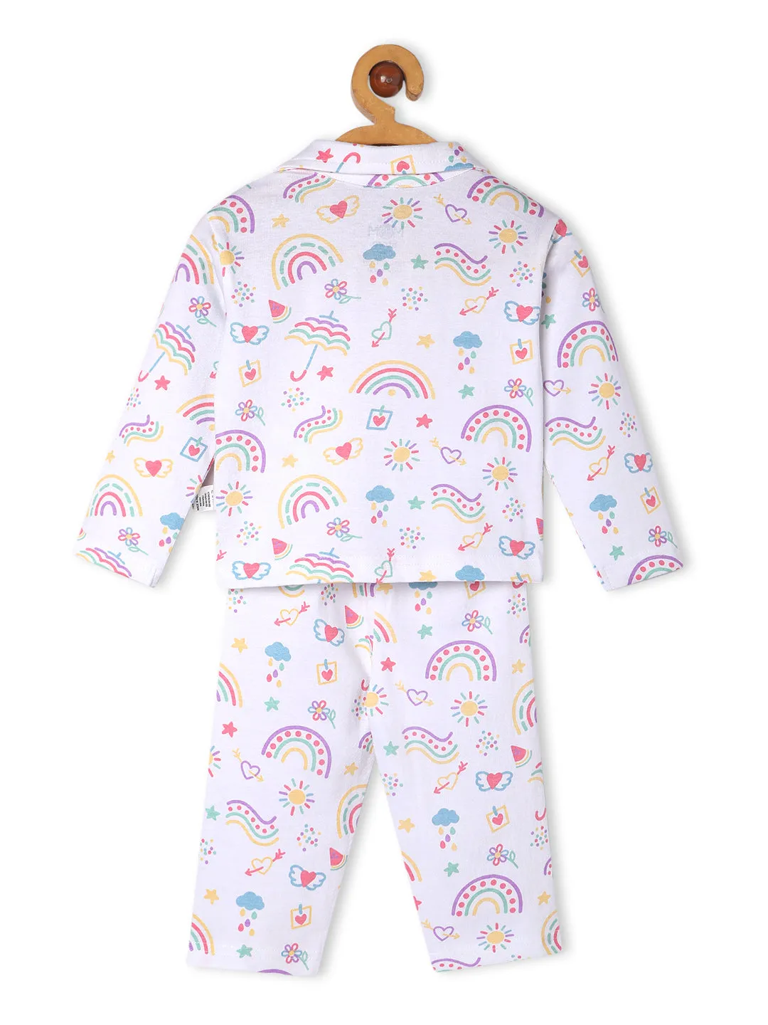 Baby and Kids Pajama Nightsuit Set- Sunshine and Rainbows