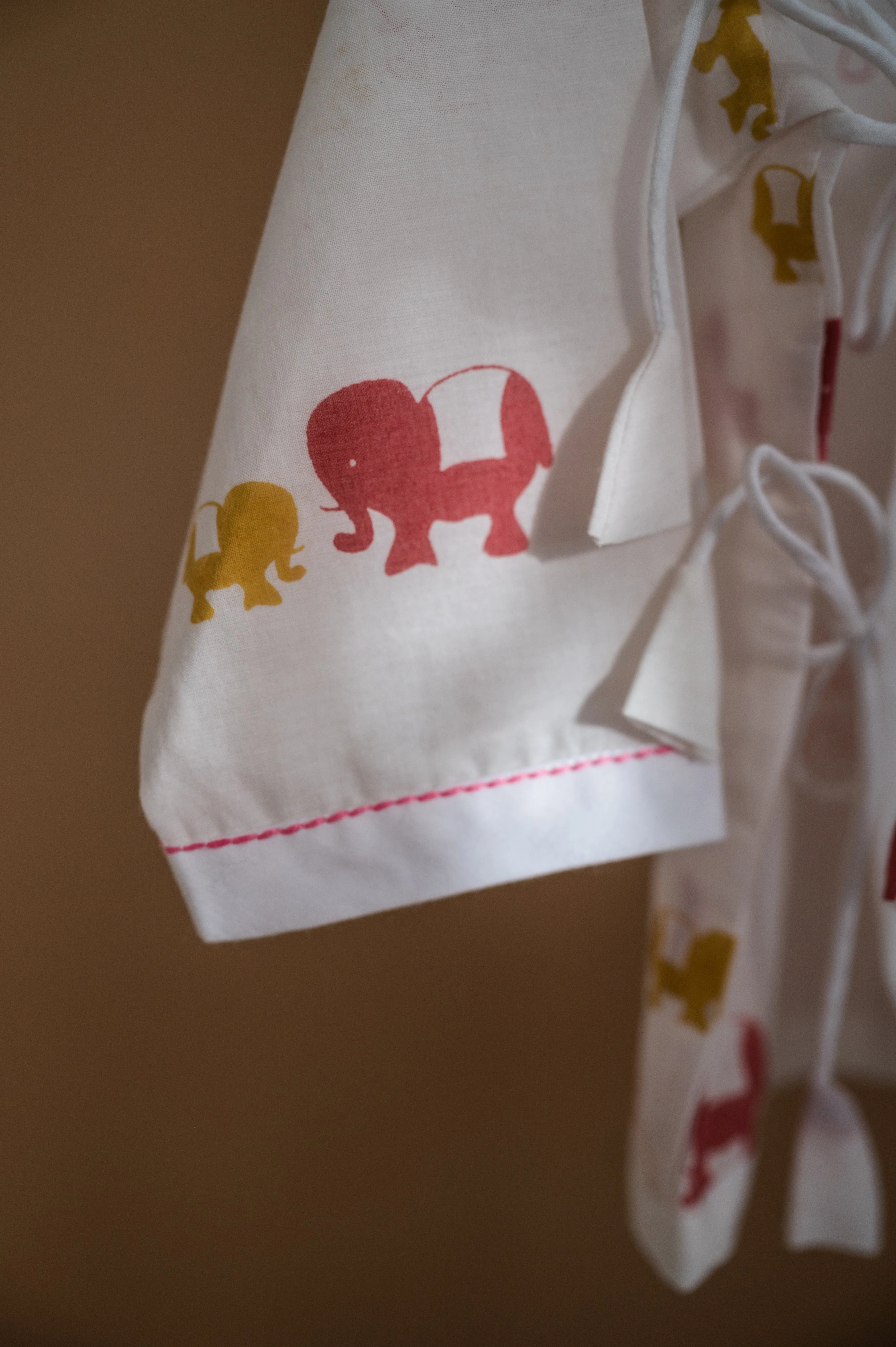 Baby Jhabla Pajama Set - Colours of the Earth - Elle Pink
