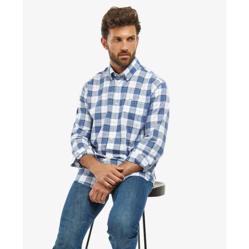 Barbour Broxfield Regular Fit Mens Shirt - Blue