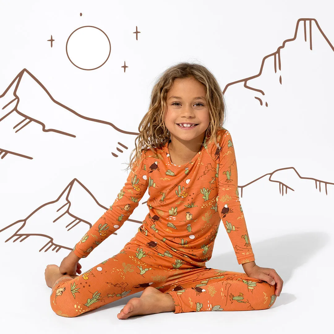 Bellabu Bear 2 piece PJ Set - Desert Ecosystem Collection