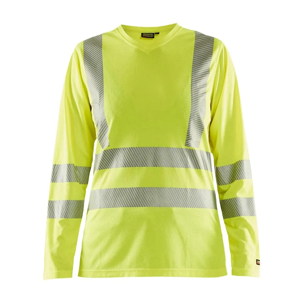 Blaklader 3485 Women's Hi-Vis T-Shirt Long Sleeve