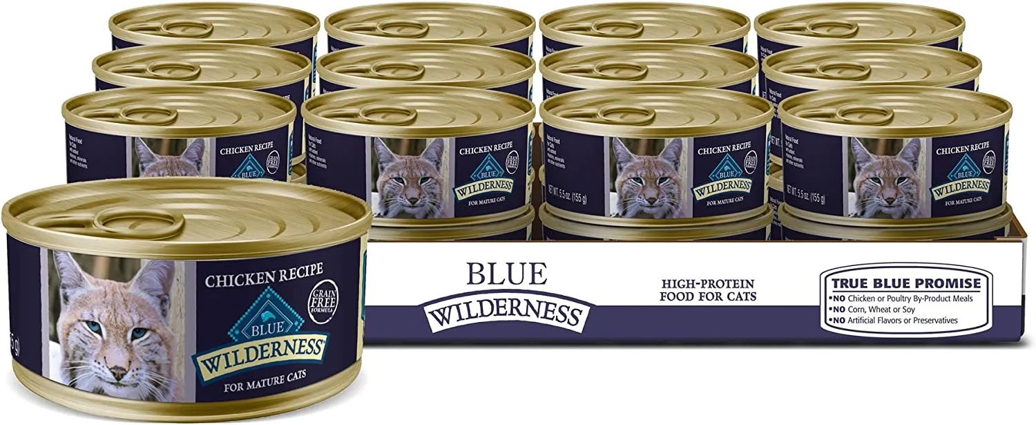 Blue Buffalo Wilderness Cat Mature Chicken Recipe