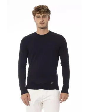 Blue Modal Crew Neck Sweater