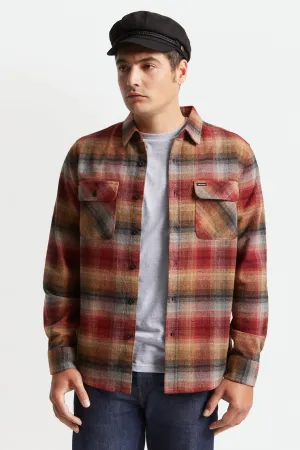 Bowery L/S Flannel - Dark Brick