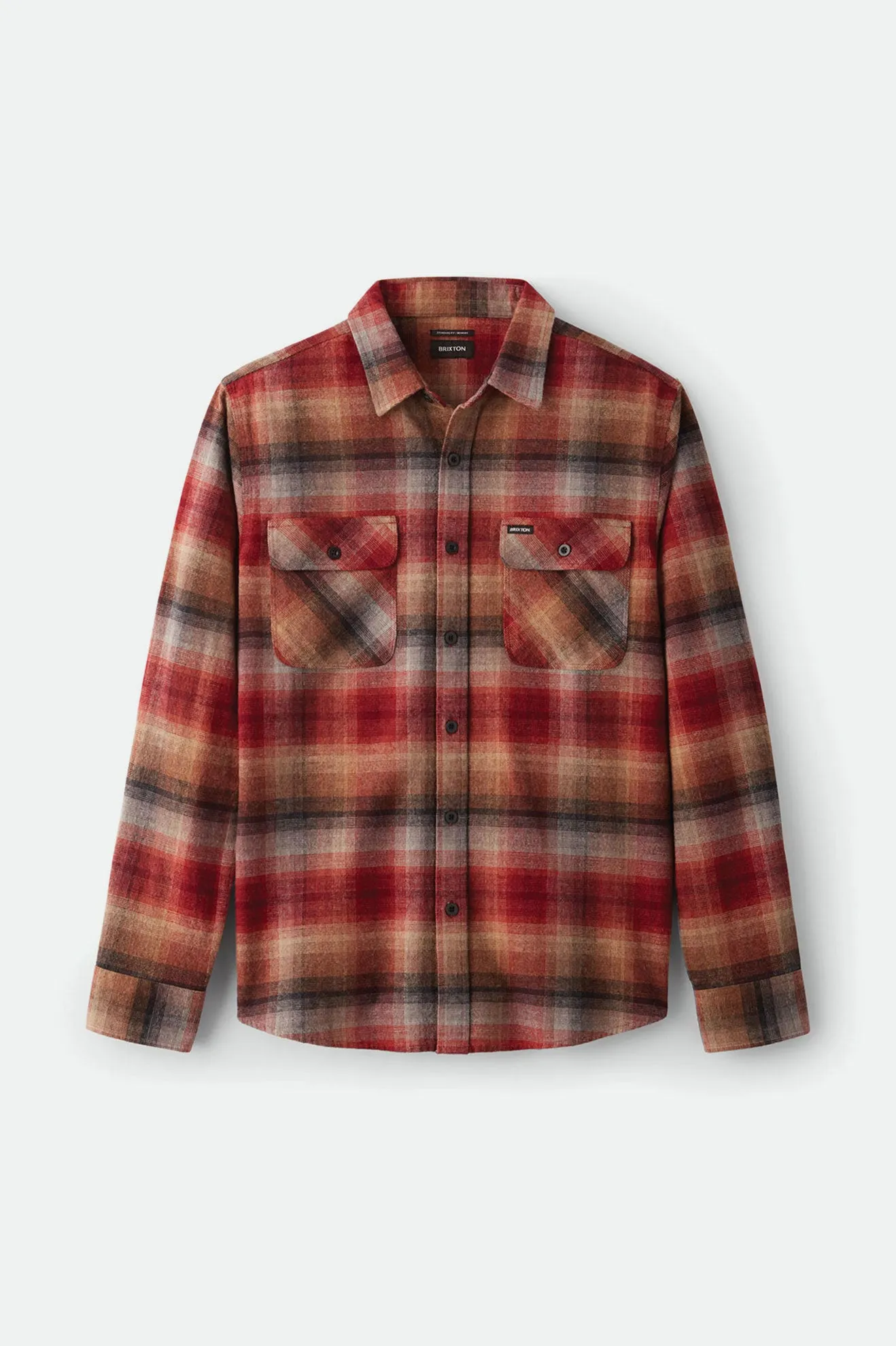 Bowery L/S Flannel - Dark Brick