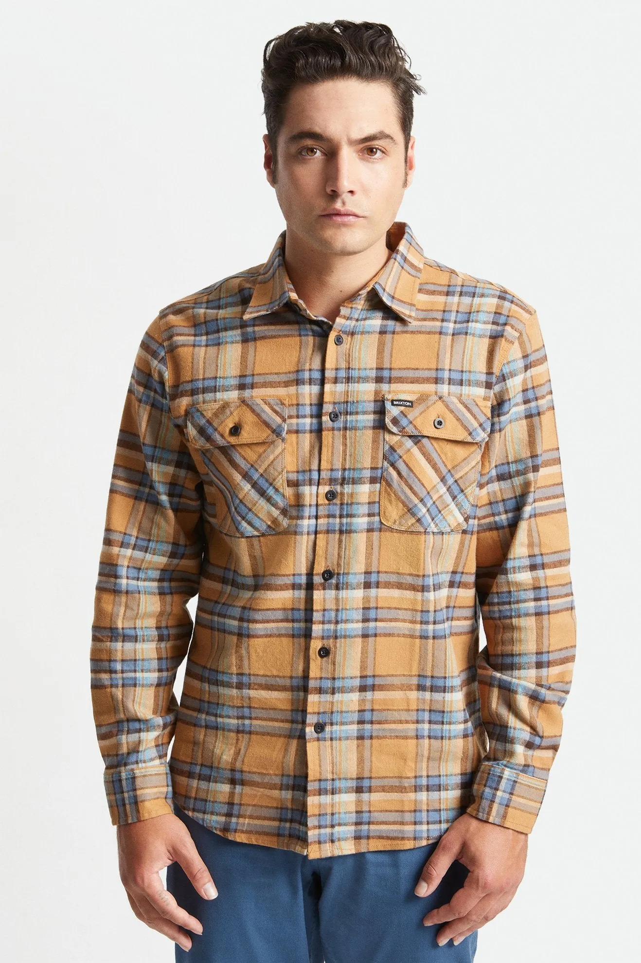 BRIXTON BOWERY FLANNEL LION