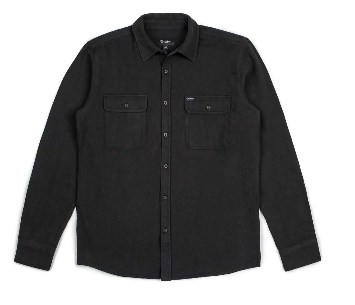 Brixton - Donez Men's Flannel L/S Shirt, Black/Black