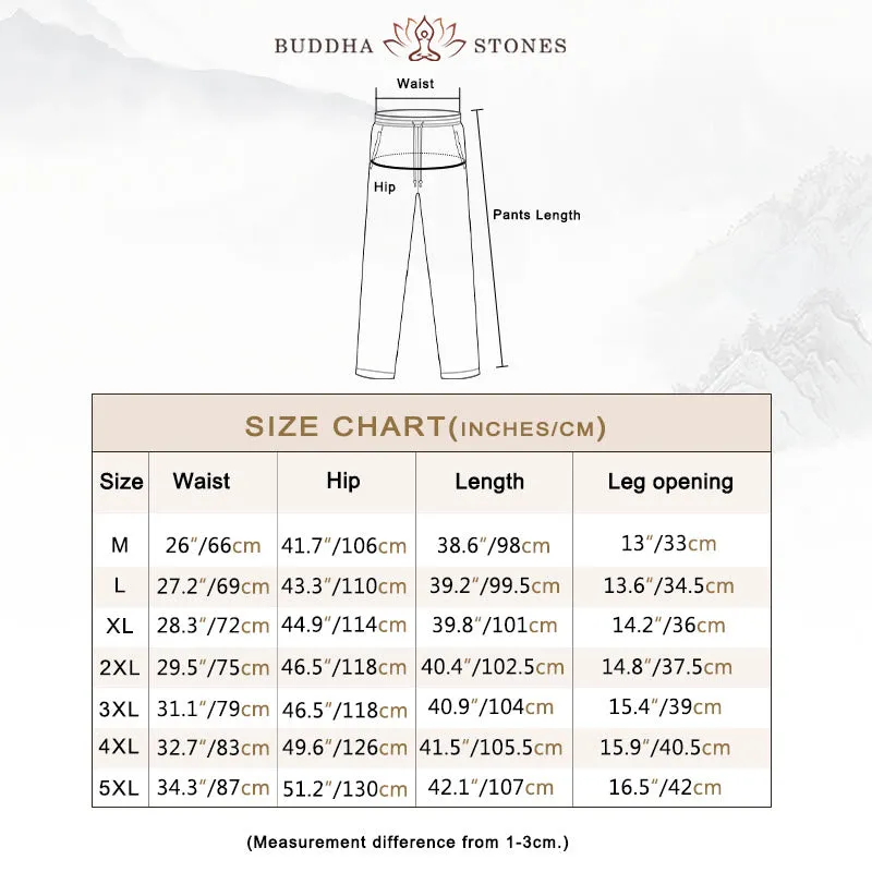 Buddha Stones 2Pcs Solid Color Texture Button Half Sleeve Shirt Pants Men's Set
