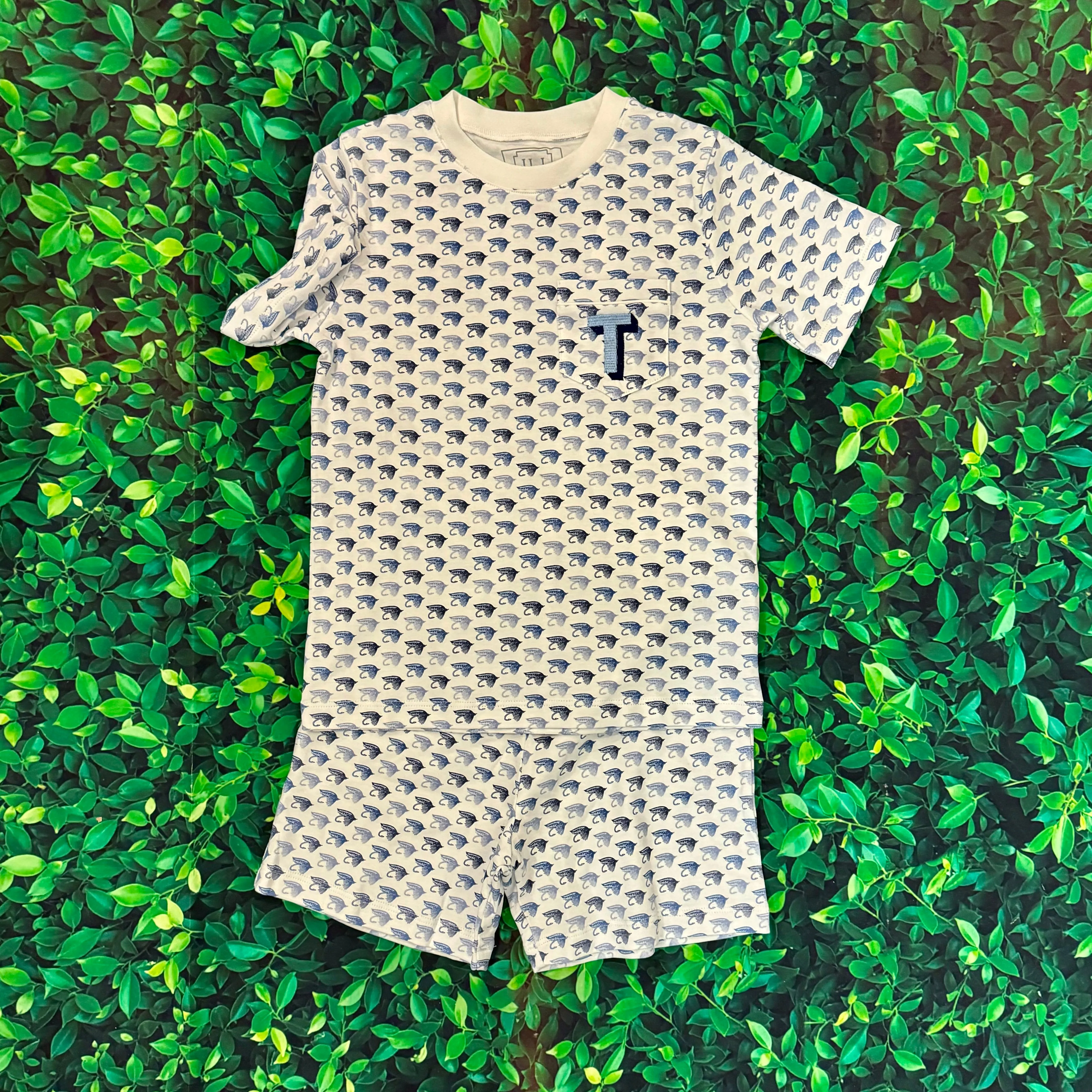 Charles Fly Fishing Pima Cotton Short Set