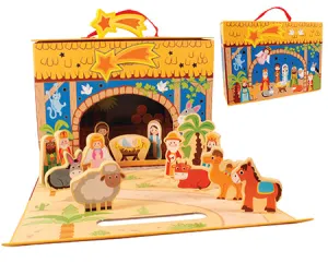 Children's Fold Away Nativity Set
