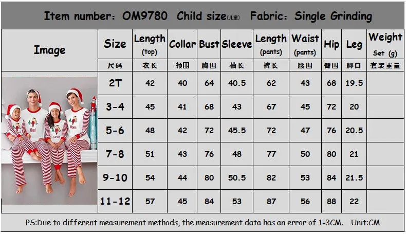 Christmas Pajamas Matching Family Outfits Parent-child Wear Cartoon  Printed Homeware Mom and Dad Daughter Clothes Pajamas
