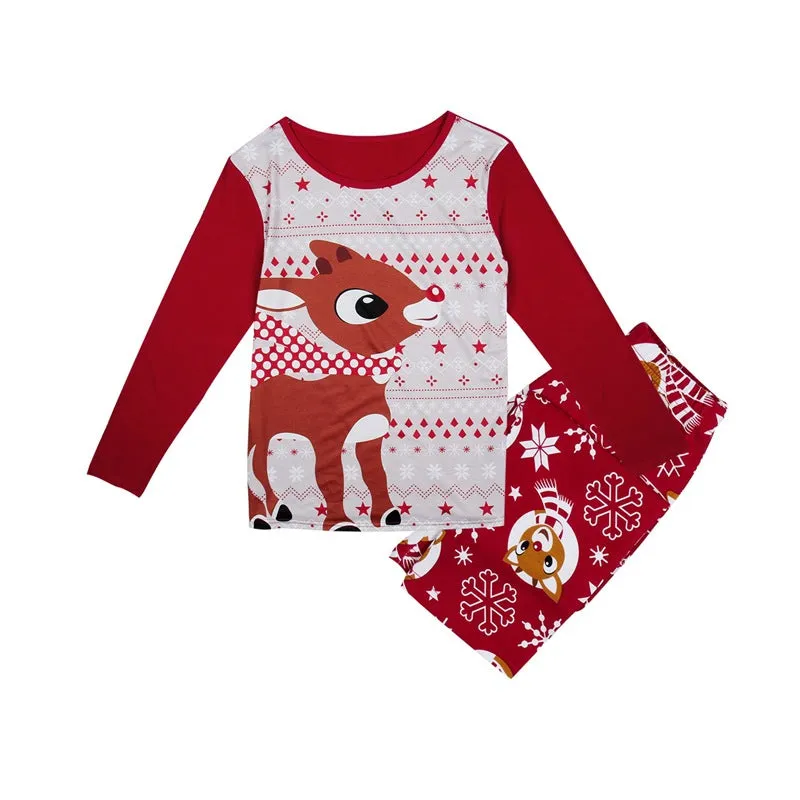 Christmas Pajamas Matching Family Pyjamas  Parent-Child Wear Printed Home Pajamas
