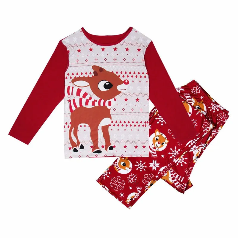 Christmas Pajamas Matching Family Pyjamas  Parent-Child Wear Printed Home Pajamas