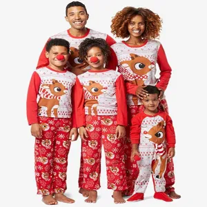 Christmas Pajamas Matching Family Pyjamas  Parent-Child Wear Printed Home Pajamas