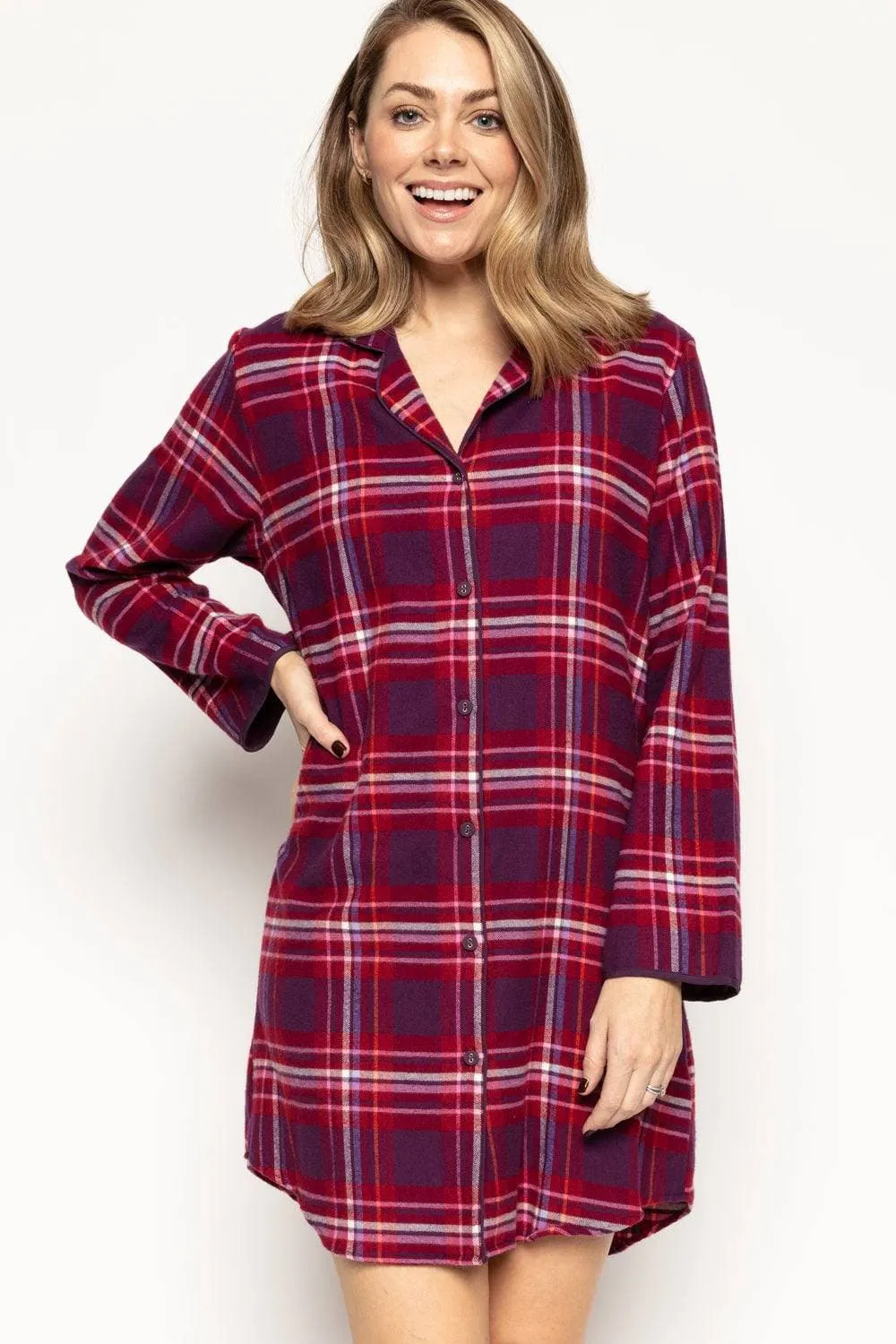 Clarissa Check Nightshirt