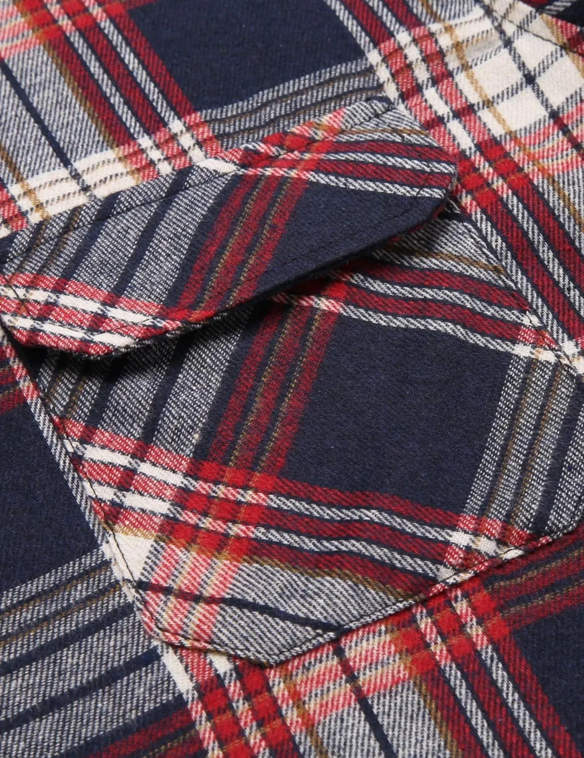 COOFANDY Men's Plaid Hoodie Flannel Shirt Jacket Long Sleeve Casual Fashion Button Shirts
