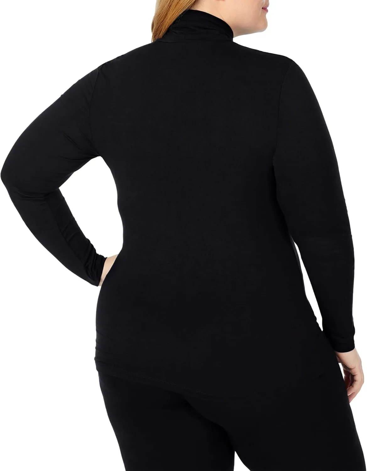 Cuddl Duds Women's Softwear with Stretch Long Sleeve Turtle Neck Top