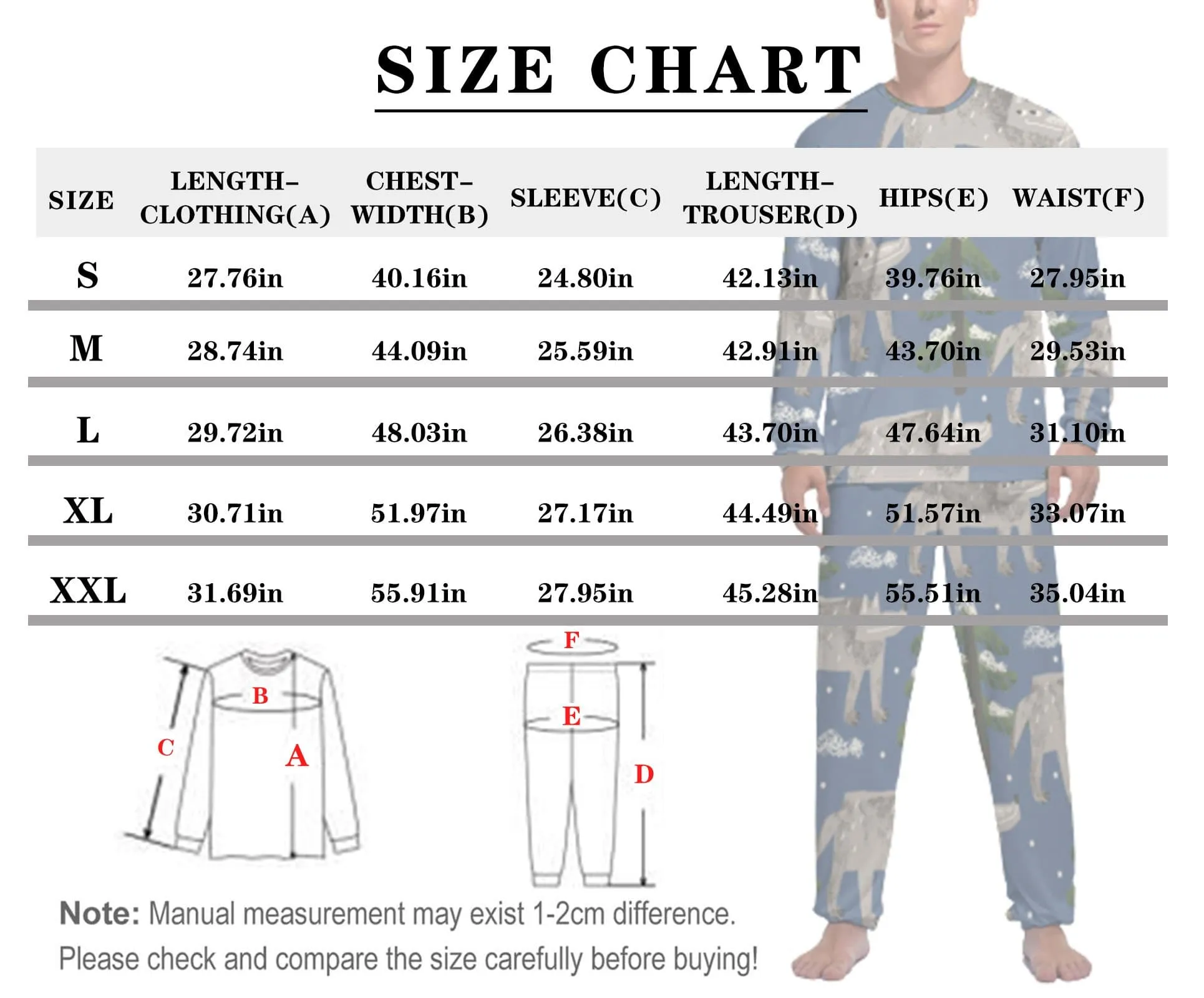 Custom Face Girlfriend Pajamas for Men Personalized Men's Pajama Set Sleep or Loungewear For Him