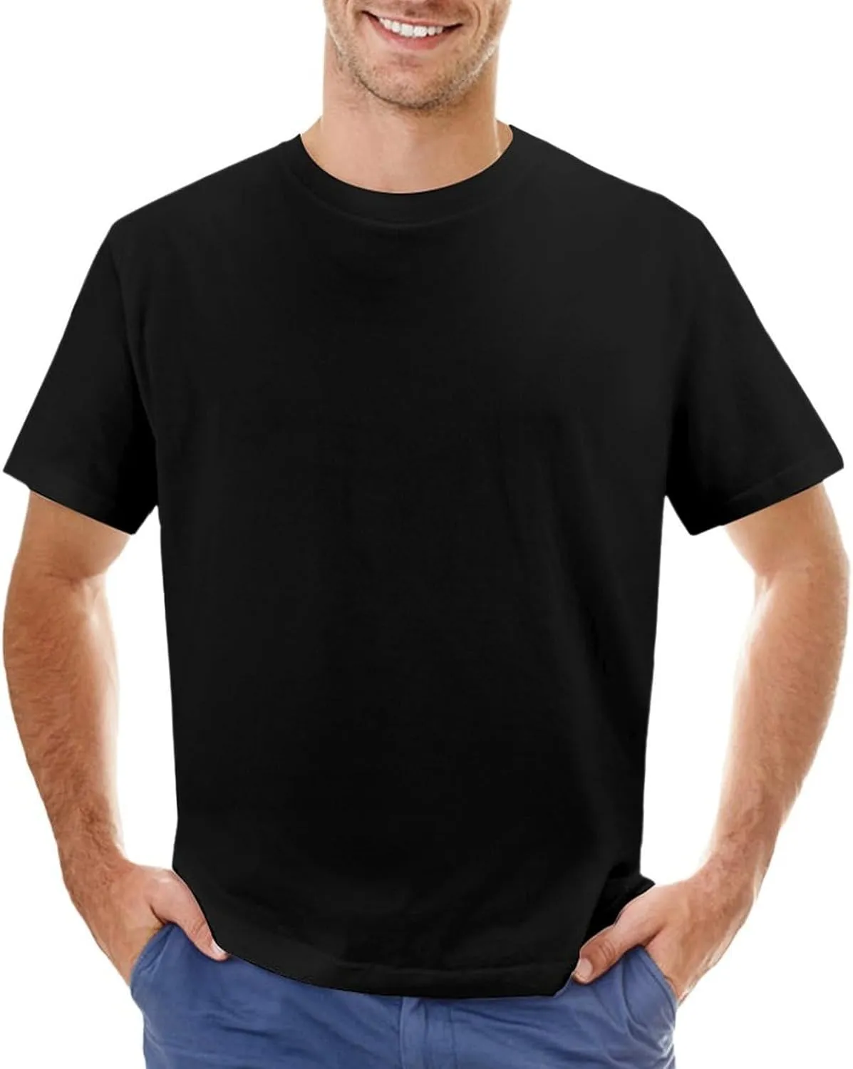 Custom Shirt Men Personalized Add Your Image T-Shirt Add Your Text Photo Front Print