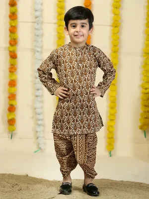 Espresso Edge Boys Dhoti Kurta Set