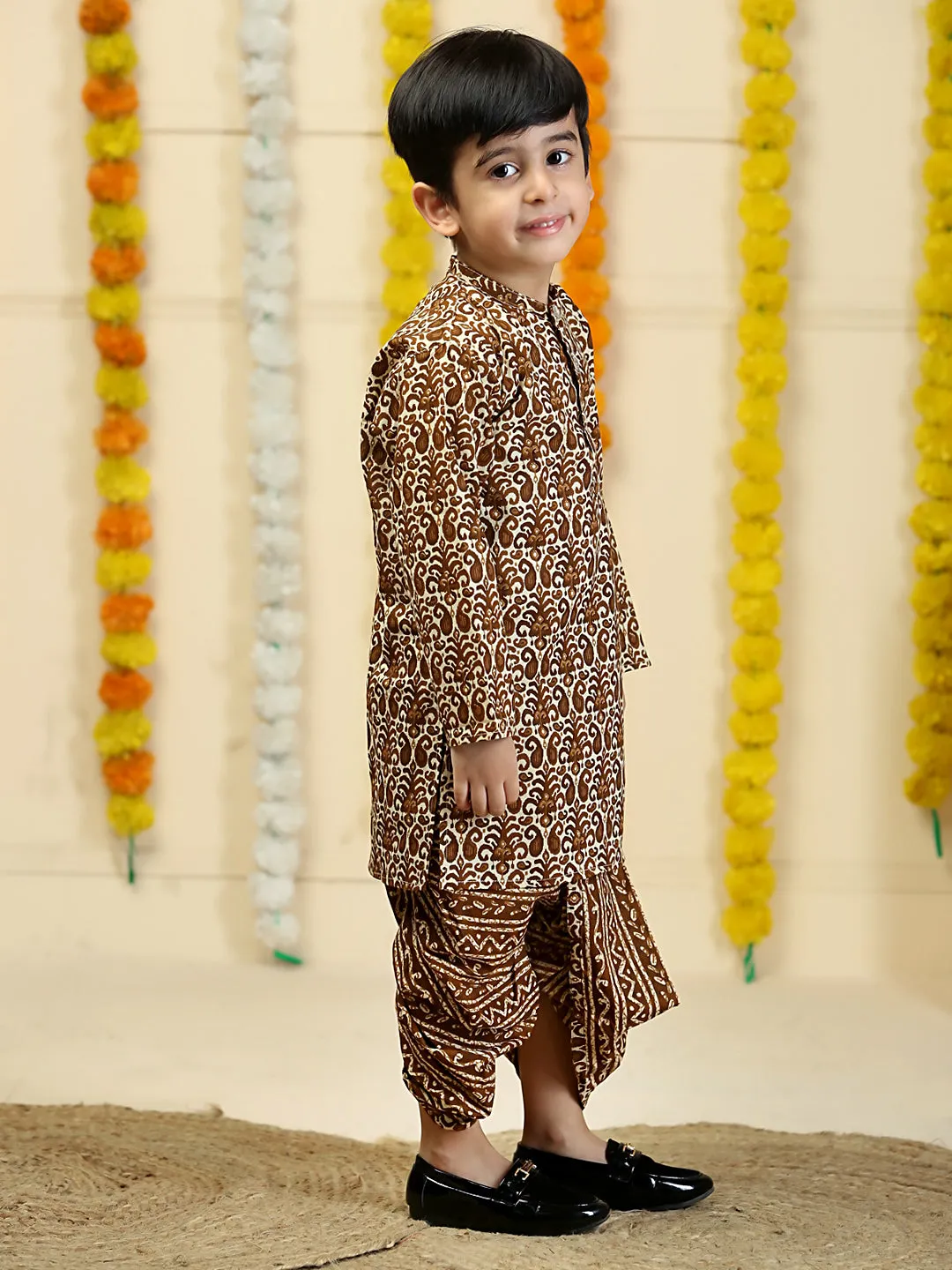 Espresso Edge Boys Dhoti Kurta Set