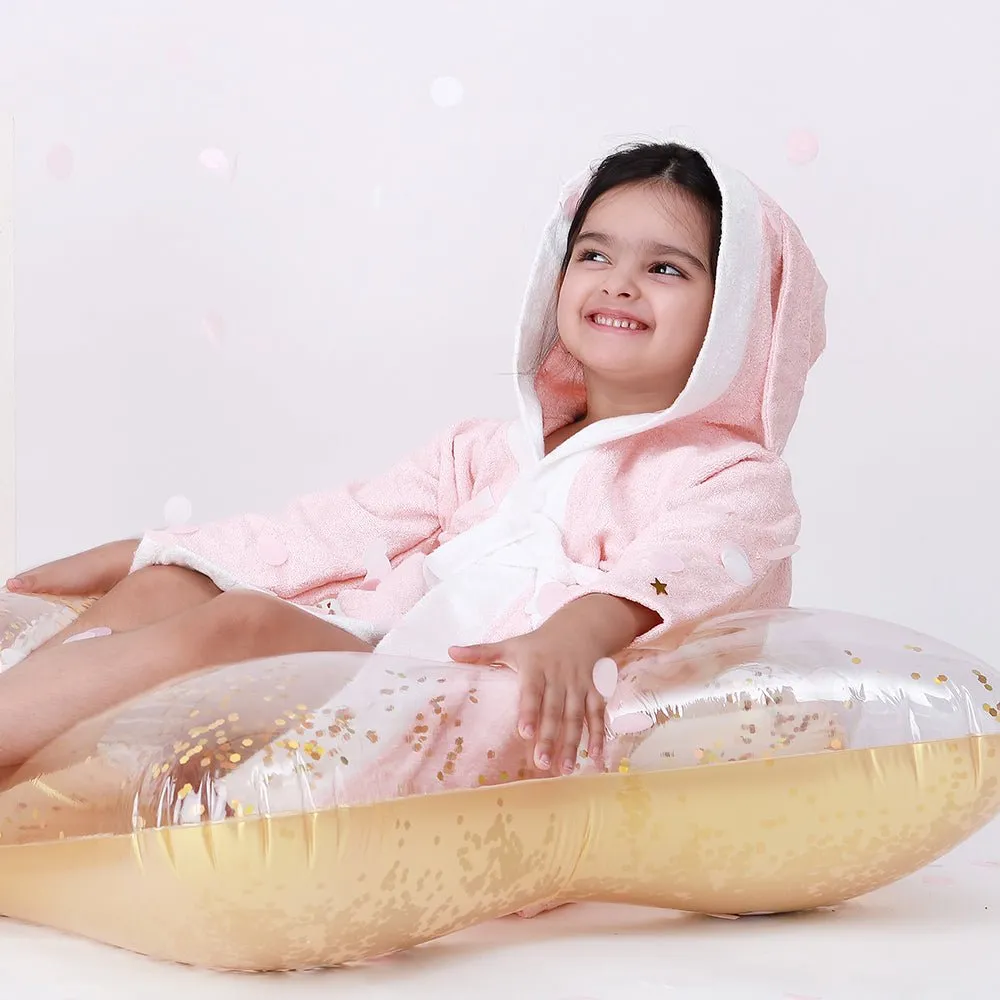 Fancy Fluff Bamboo Cotton kids Bathrobe - Bunny