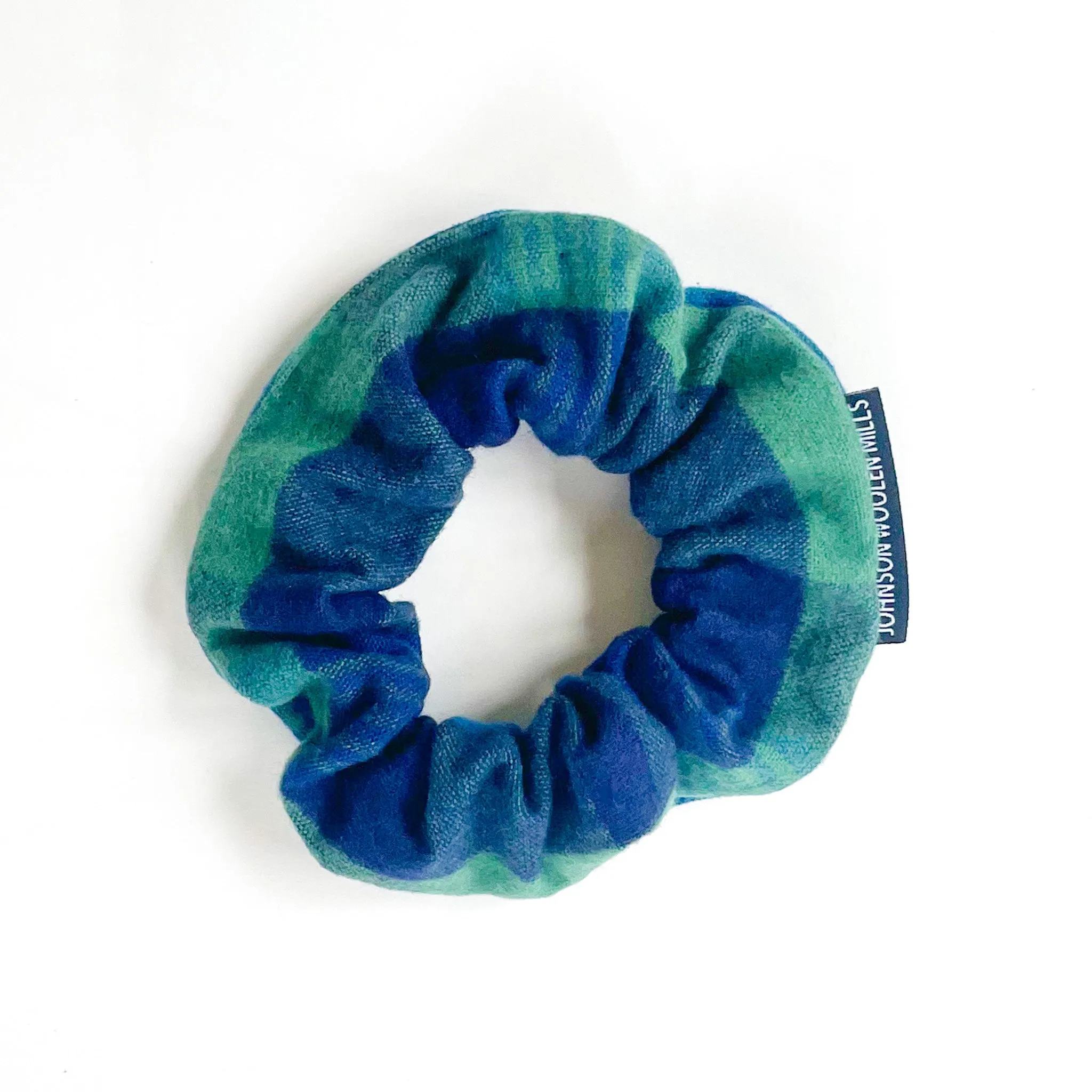 Flannel Scrunchie - Royal Navy Green