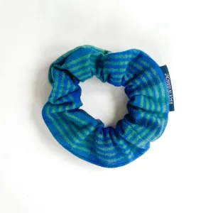 Flannel Scrunchie - Royal Navy Green