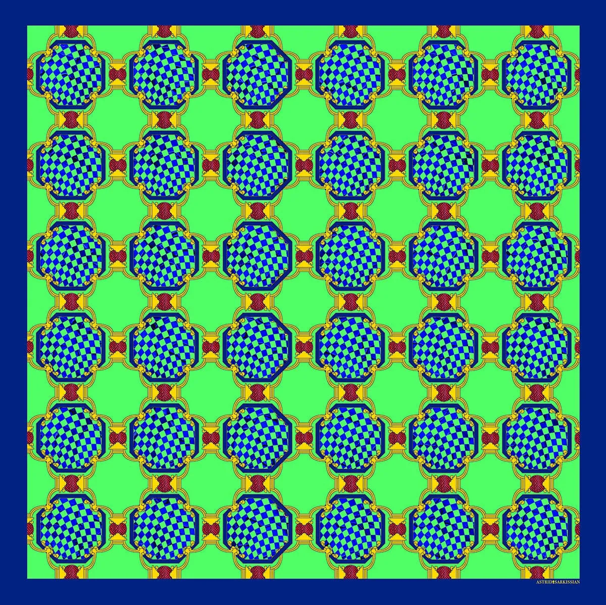 Forme Vert-Blue Modal Scarf