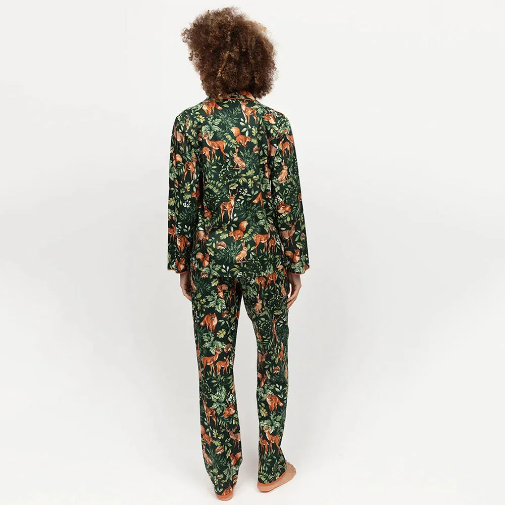 Forrest Women's Woodland Print Pyjama Top