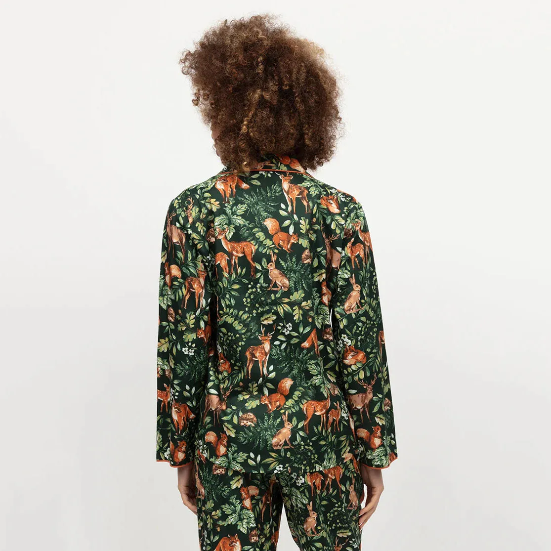 Forrest Women's Woodland Print Pyjama Top