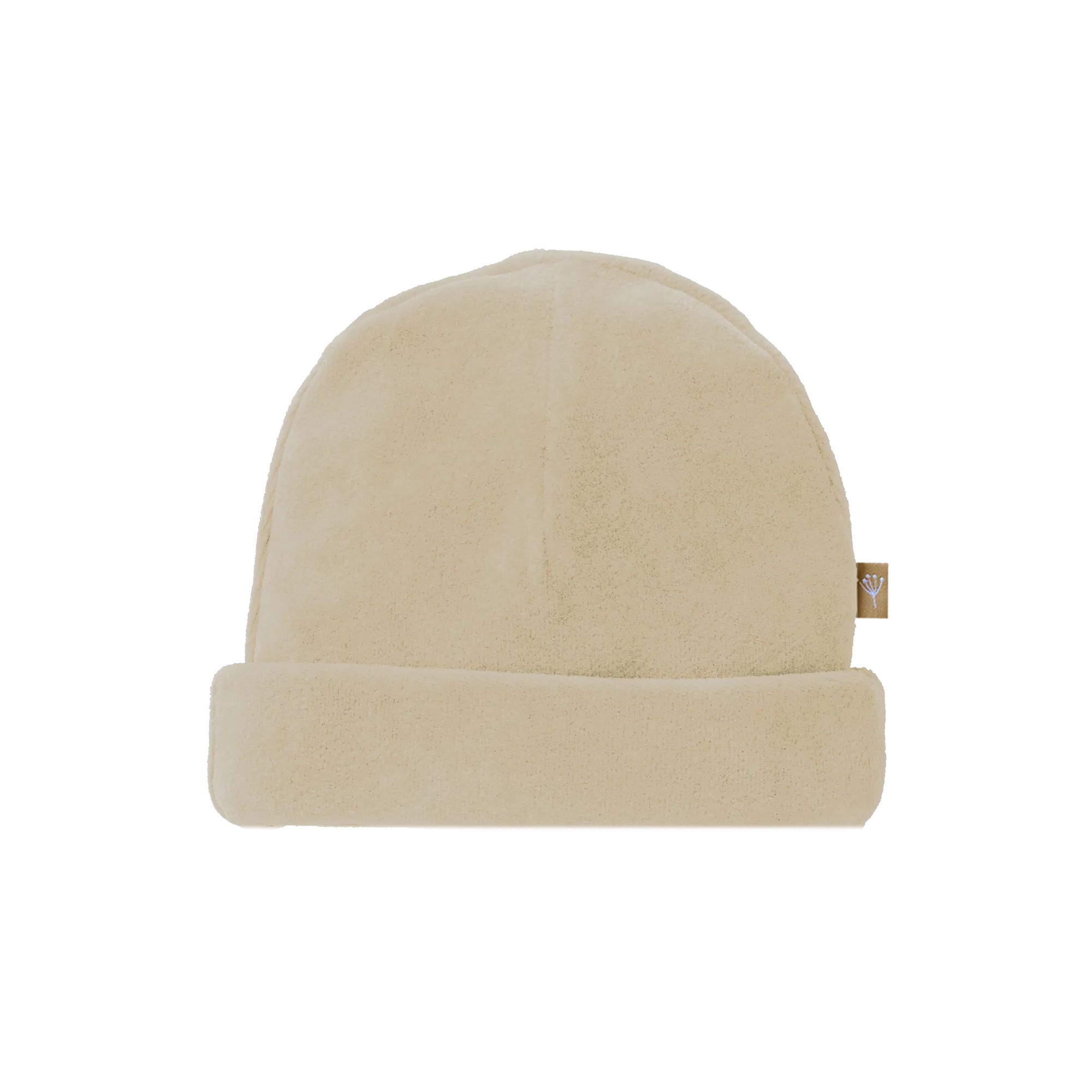 Fresk Baby hat Velours 0-3m | Sandshell