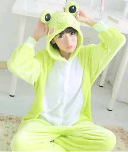 Frog Animal Pajamas Onesie For Adults