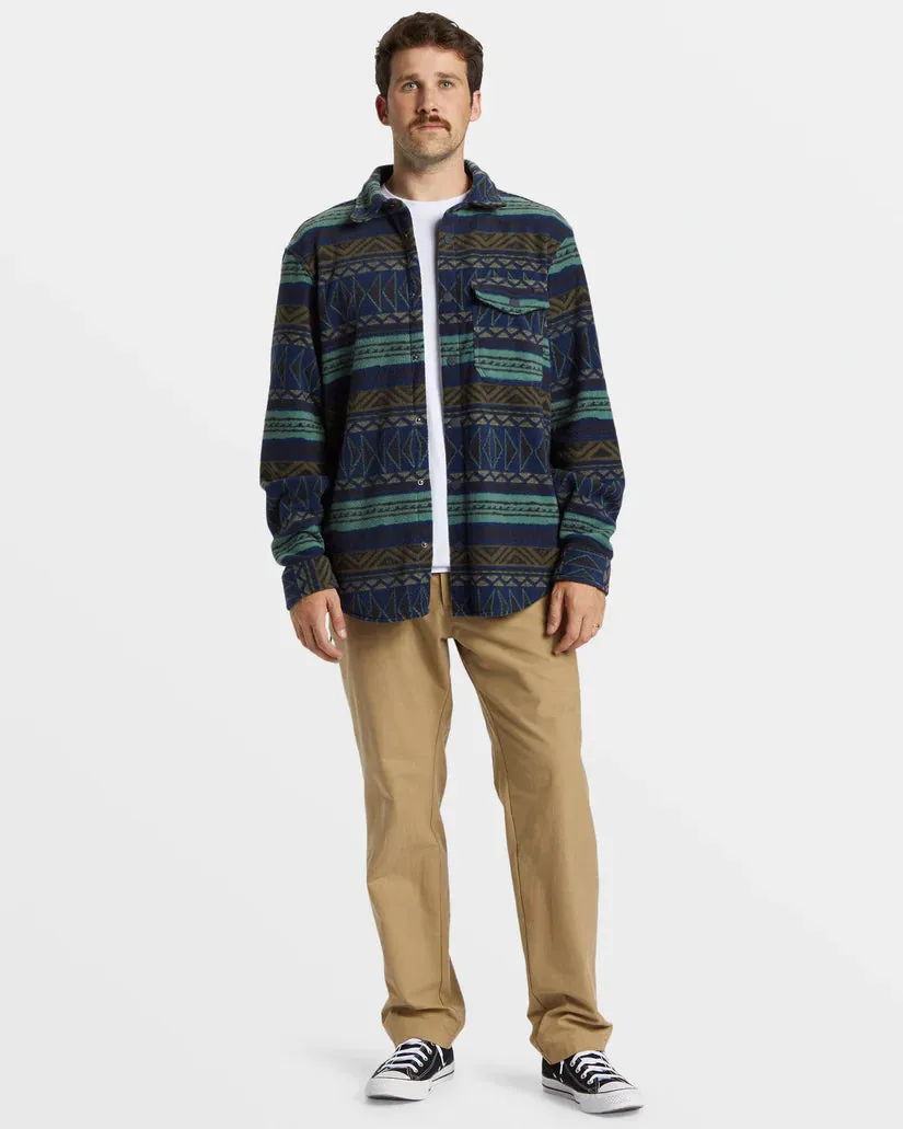 Furnace Flannel - Dusty Navy