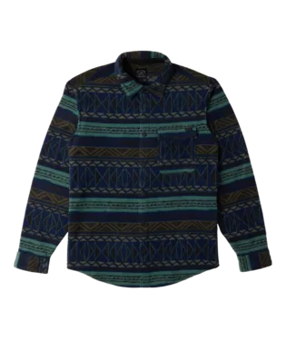 Furnace Flannel - Dusty Navy