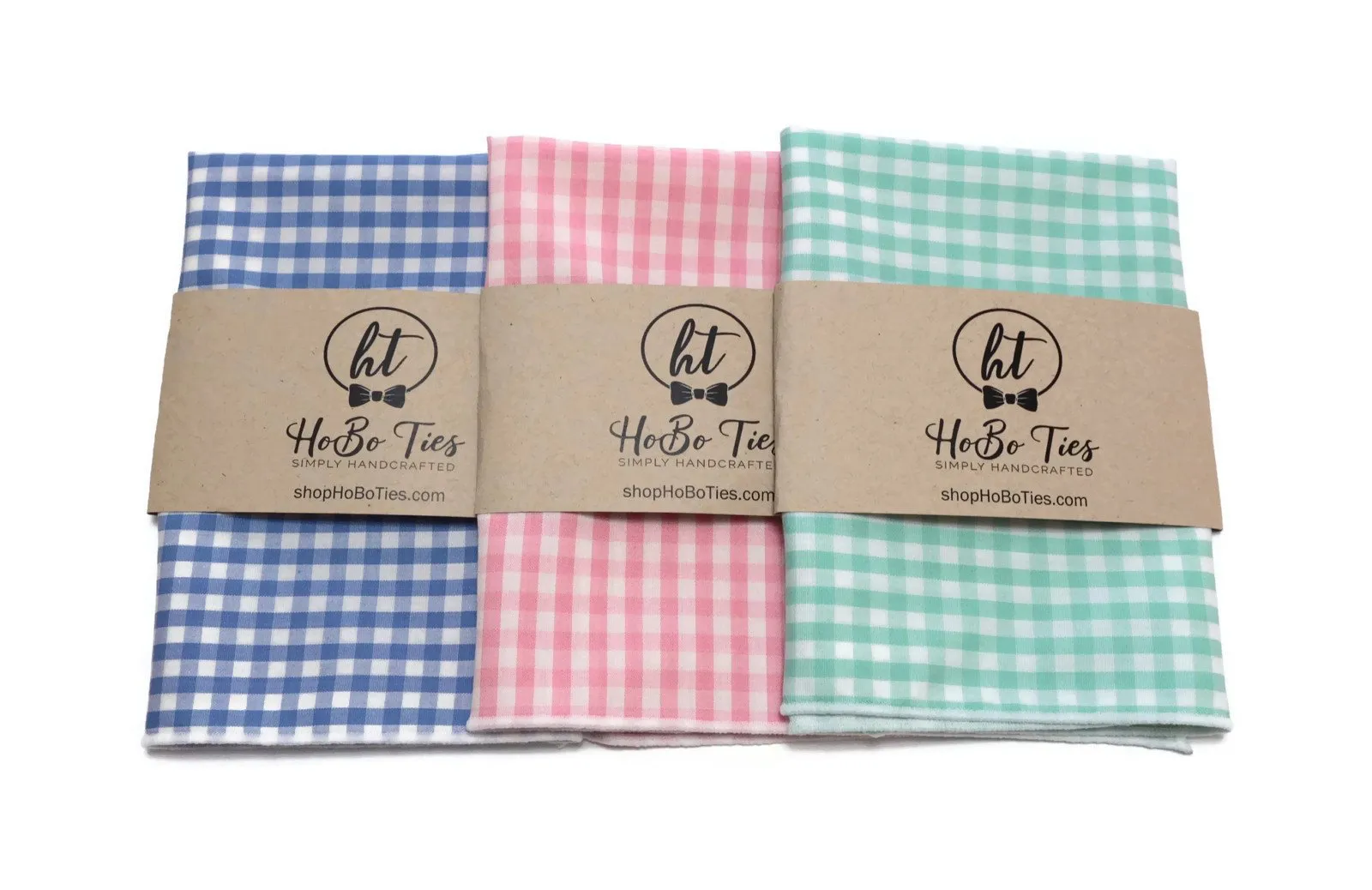 Gingham Check Pocket Square (Mens)