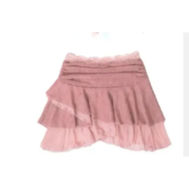 Girlary 2024 Sweet Hot Girl Suit Women's Summer Sexy Slim Fit Camisole Top High Waist Mini Skirt Two Piece Set Fashion Female Clothes