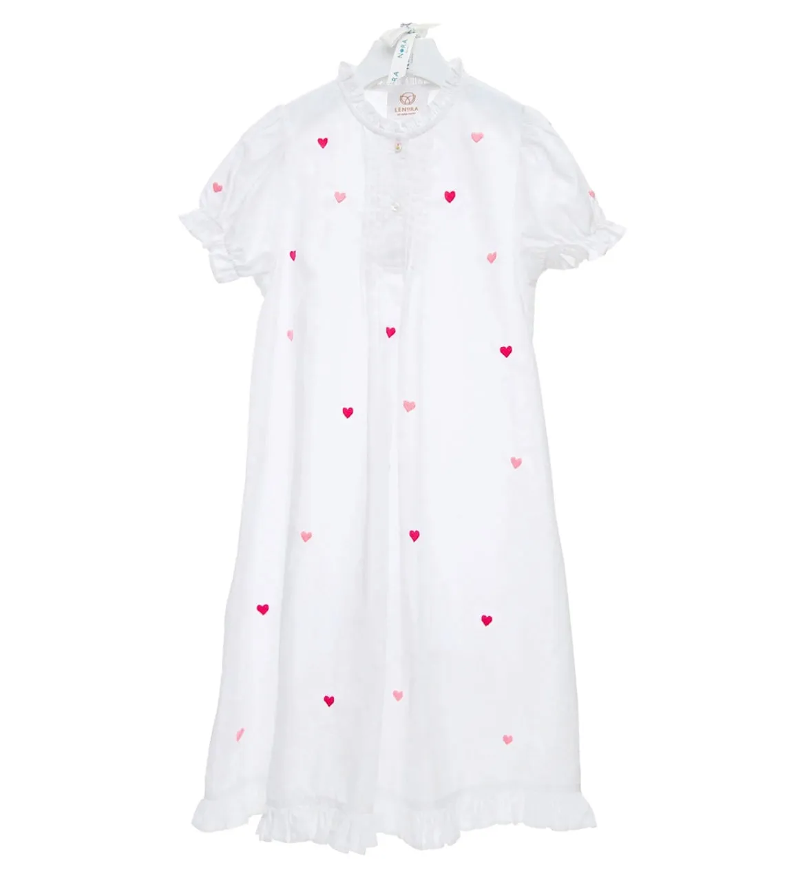 Girls Pink Heart Nightdress