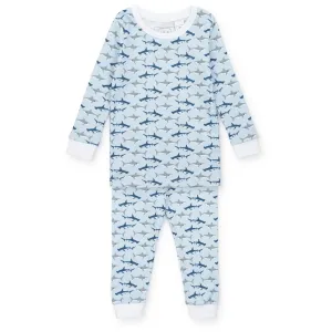 Grayson Swimming Sharks Boys' Pima Cotton Pajama Pant Set