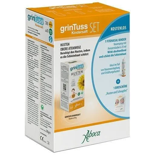 GRINTUSS children's juice   Fitonasal children's set 210g   25ml